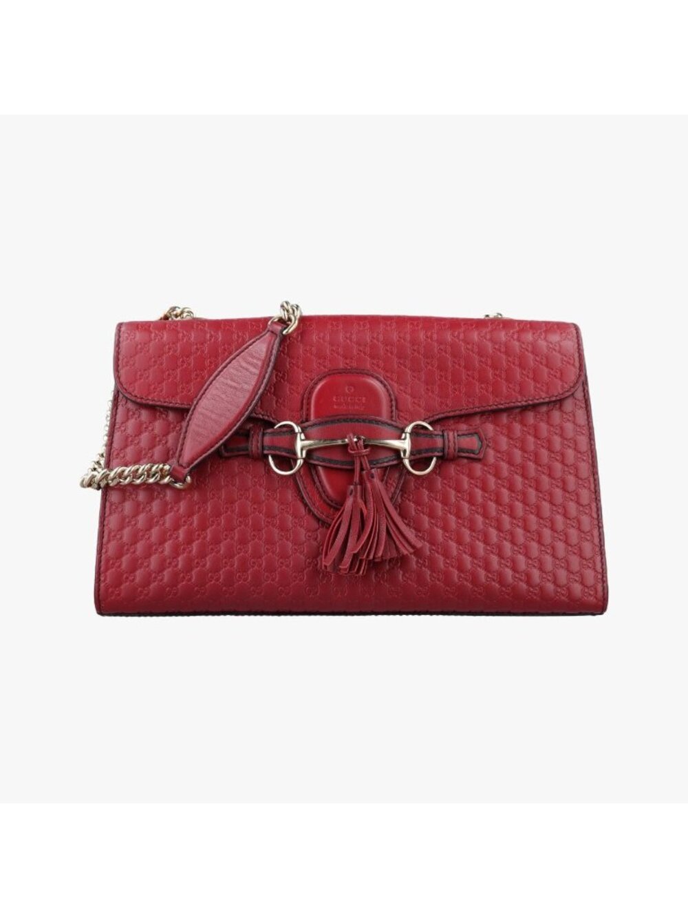 Gucci Emily Red Leather